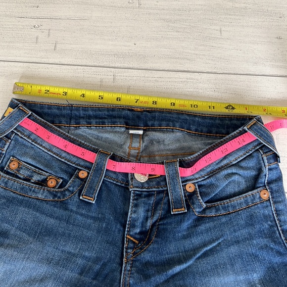 True Religion World Tour Section Skinny Low Waist Skinny Denim Jeans Size 27 Y2K - Picture 13 of 15